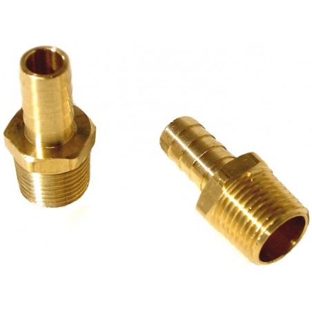 RACCORDS HUILE DROITS 1/2 NPT POUR RADIATEUR RÉF 1871