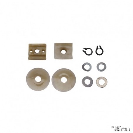 KIT RÉFECTION CHAUSSURE DE VITRE CABRIOLET 8/64-7/79 (1 CÔTÉ)