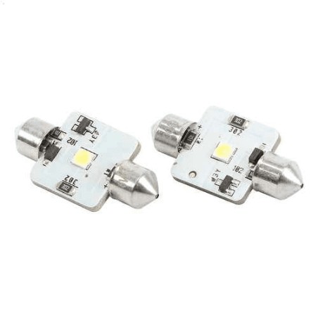 Ampoules LED navette clignotants 6V (la paire)