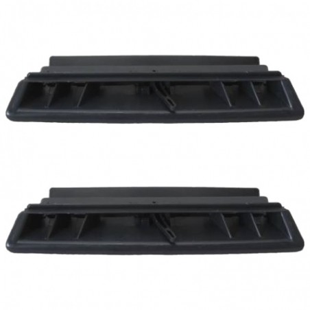 Set de 2 grilles de ventilation de pare-brise pour tableau de bord en mousse