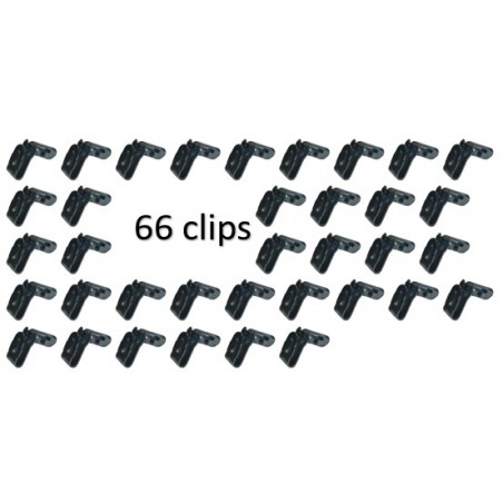 KIT 66 CLIPS DE PANNEAUX DE PORTE