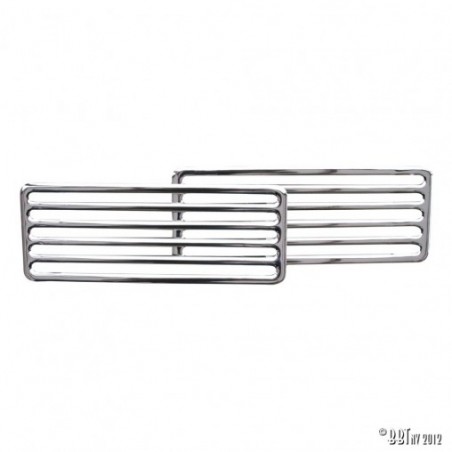 GRILLE CHROMÉE DE CAPOT ARRIÈRE -7/71